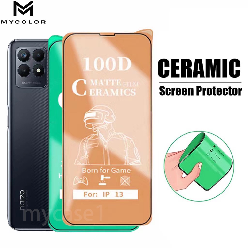 kính cường lực dẻo Toàn màn hình cho Realme Narzo 50 50i 50A Prime 30 30A 20 20A 10 10A Pro 5G 4G 2022