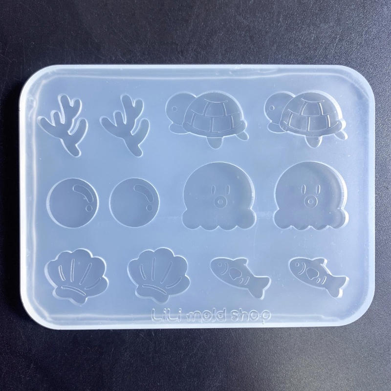 Khuôn Silicone Rỗng Đổ Epoxy / Resin Làm Trang Sức