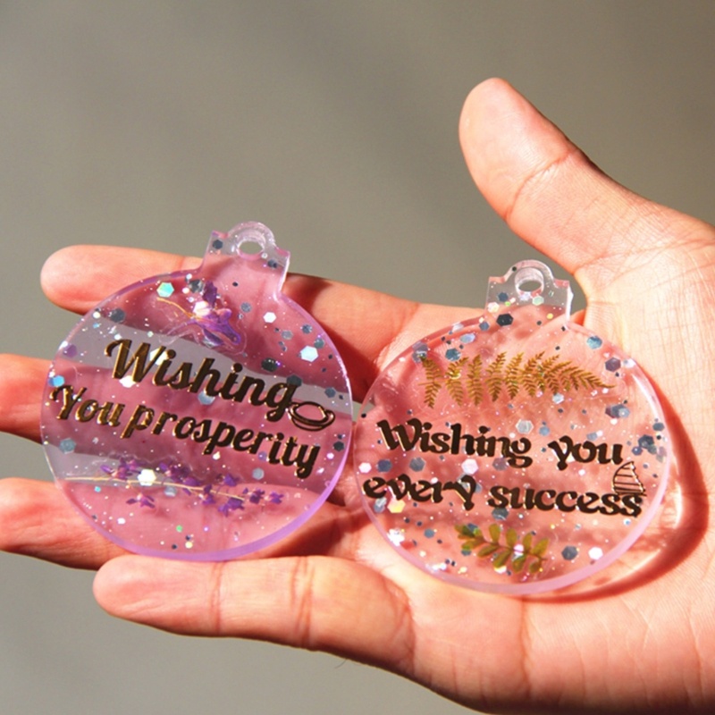 Khuôn Làm Mặt Trang Sức Giáng Sinh Hình Tròn Bằng Nhựa Resin