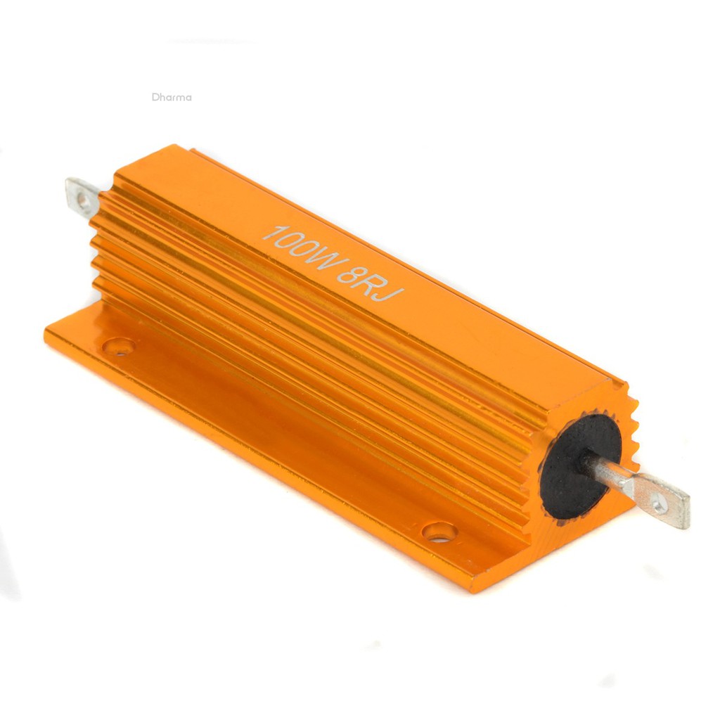 1 Điện Trở Vỏ Nhôm 100W 1R / 2R / 4R / 8R / 10R