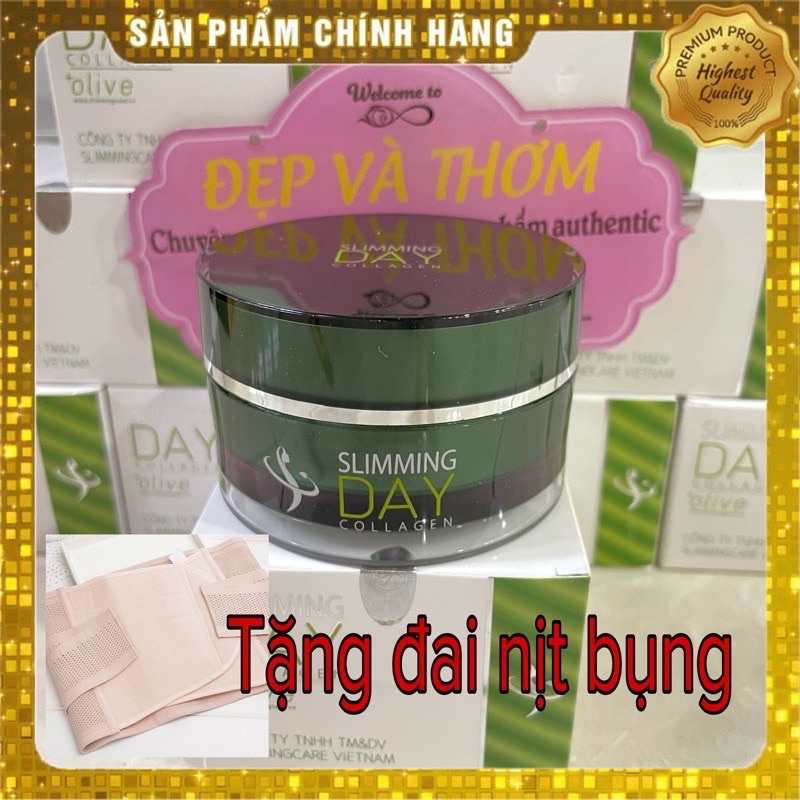 [Chính Hãng-Tặng Nịt Thun] Kem Tan Mỡ Bụng Slimming Day Collagen Đánh Tan Mỡ Bụng Giúp Eo Thon Gọn, Săn Chắc 200g