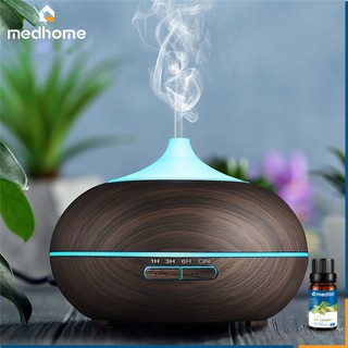 [MỚI] MÁY XÔNG TINH DẦU SIÊU ÂM MEDHOME WOOD 300ML | MÁY KHUẾCH TÁN TINH DẦU | MÁY PHUN SƯƠNG | MÁY TẠO ĐỘ ẨM