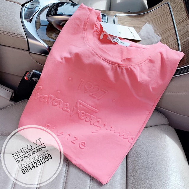 [Mã WAGMV99 giảm 15% đơn 300K] BÁN SỈ ÁO PHÔNG CHỮ SỐ 1927 DẬP NỔI MÀU HỒNG CHO NỮ | BigBuy360 - bigbuy360.vn