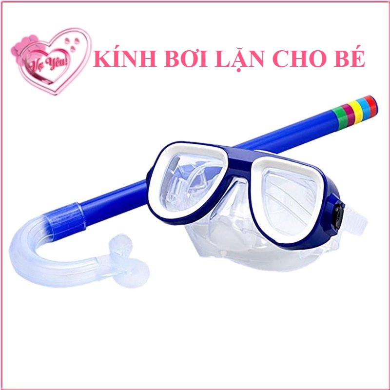 Kính Bơi Kèm Ống Thở Cao Cấp Cho Bé