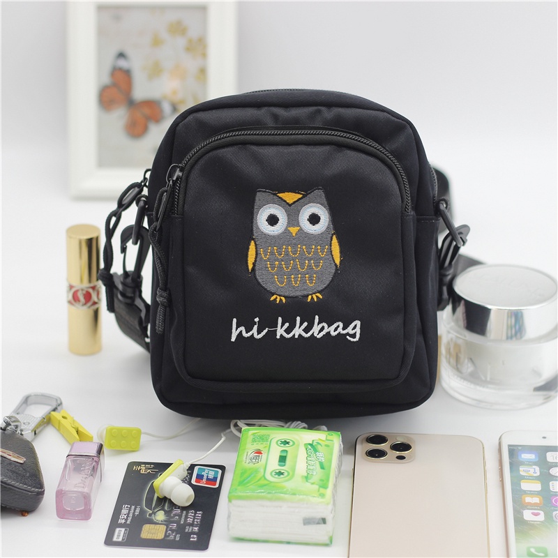 Túi Vải Đeo Vai Mini Đựng Điện Thoại / Chìa Khóa Phong Cách Thời Trang Unisex 2024 Mới