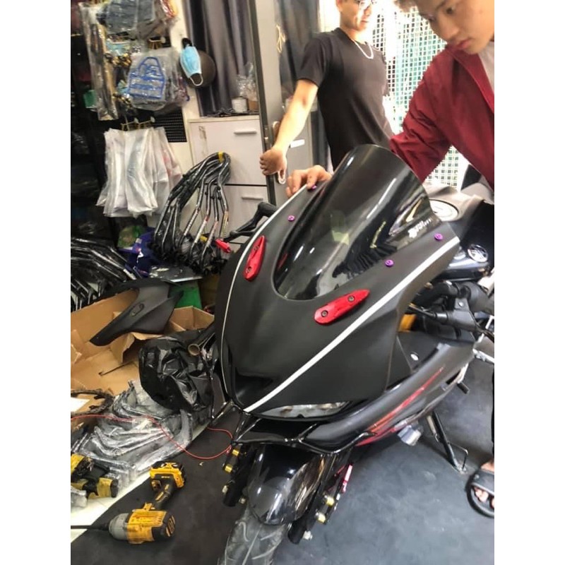 Ốp đầu r6 mặt nạ r6 thay thế mặt nạ zin yamaha r15