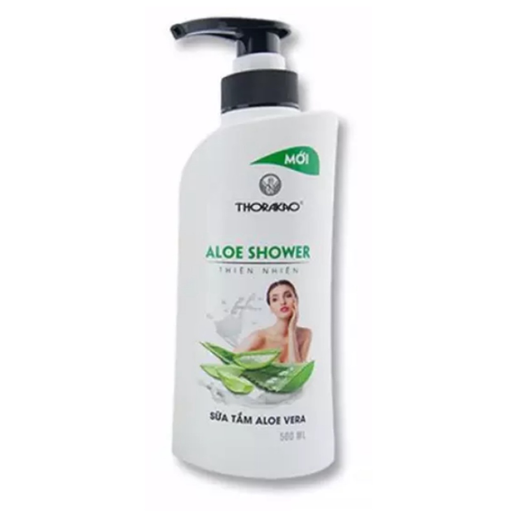 Sữa tắm dưỡng ẩm Aloe Vera Thorakao - Giúp da sáng mịn, tăng độ ẩm, dưỡng da toàn thân 500ml