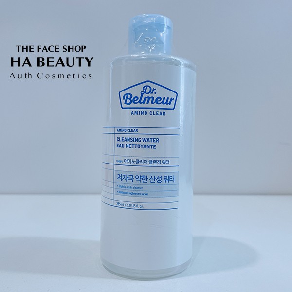 Nước tẩy trang dưỡng ẩm sạch sâu dịu nhẹ cho da nhạy cảm The Face Shop Dr Belmeur Amino Clear Cleansing Water 295ml | BigBuy360 - bigbuy360.vn