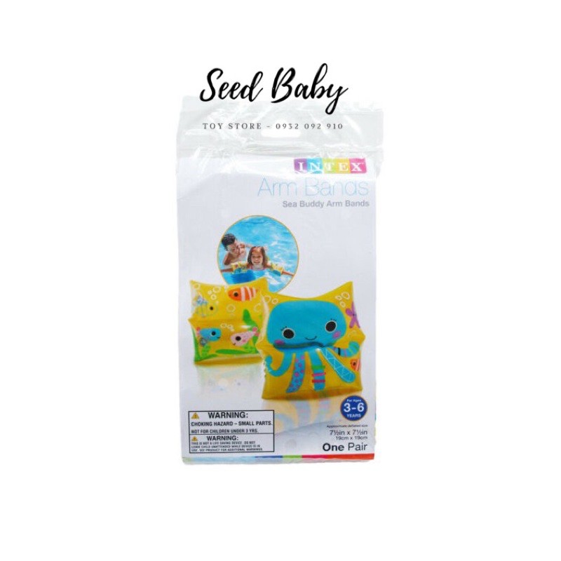 Phao tay trẻ em an toàn cho bé 2-6 tuổi chính hãng - Seed baby