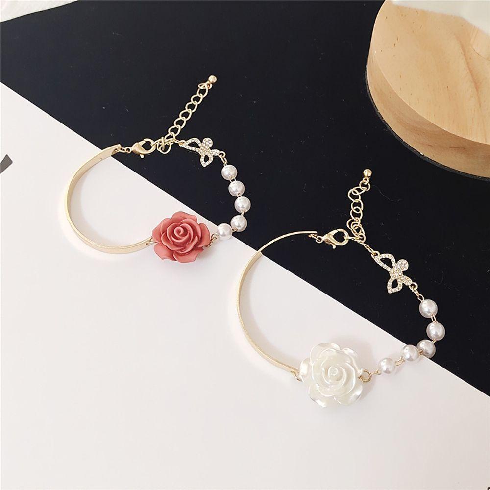 Vòng Tay Hoa Hồng VANES1 Phong Cách Baroque Độc Đáo Cho Nữ