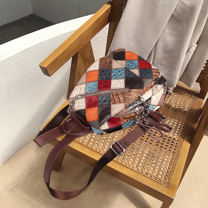 Ba Lô Da Mềm Phong Cách Vintage Cho Nữ