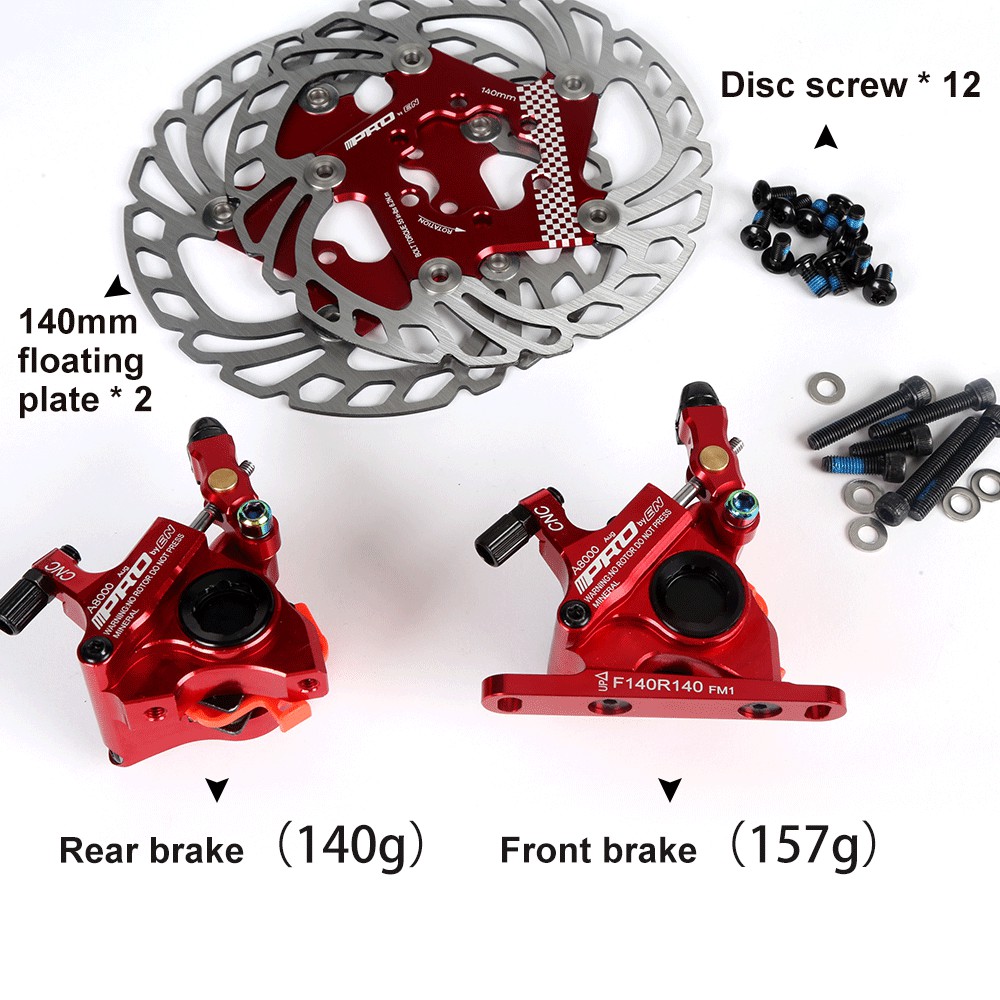 Cặp kẹp đĩa phanh thủy lực TANKE trước+sau A8000 CNC 140mm 105 R8000 R7000 có bán lẻ