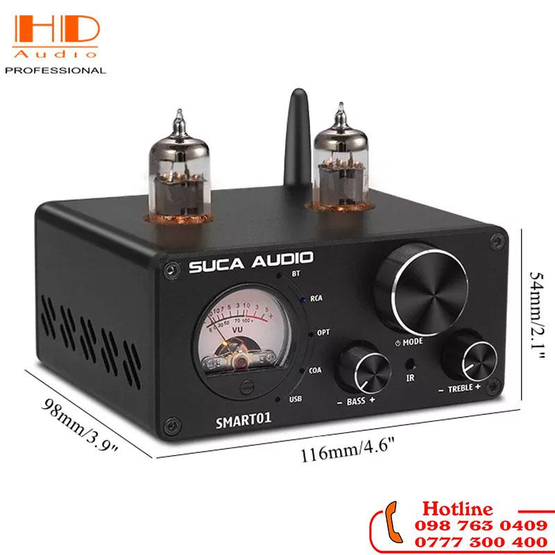 Amply Suca-audio Smart 01 Tích Hợp Giải Mã + Pre Đèn - Hàng Chính hãng