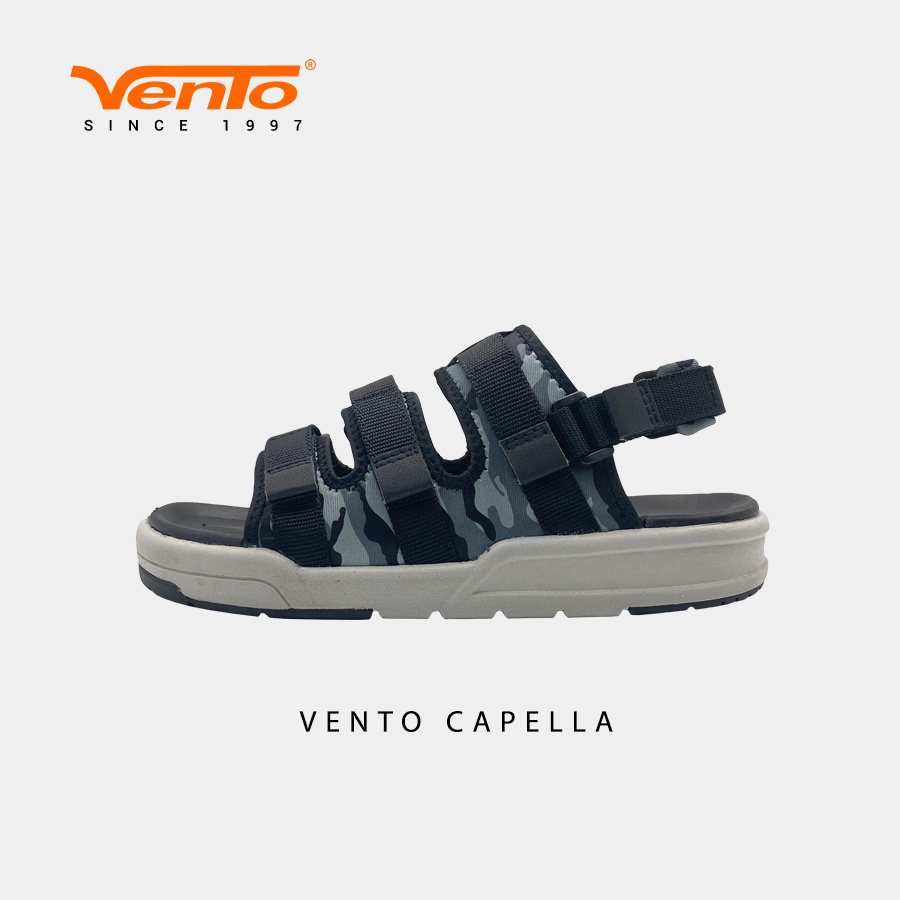 Giày Sandal Vento Nam Nữ SD-1001 Màu Đen Camo