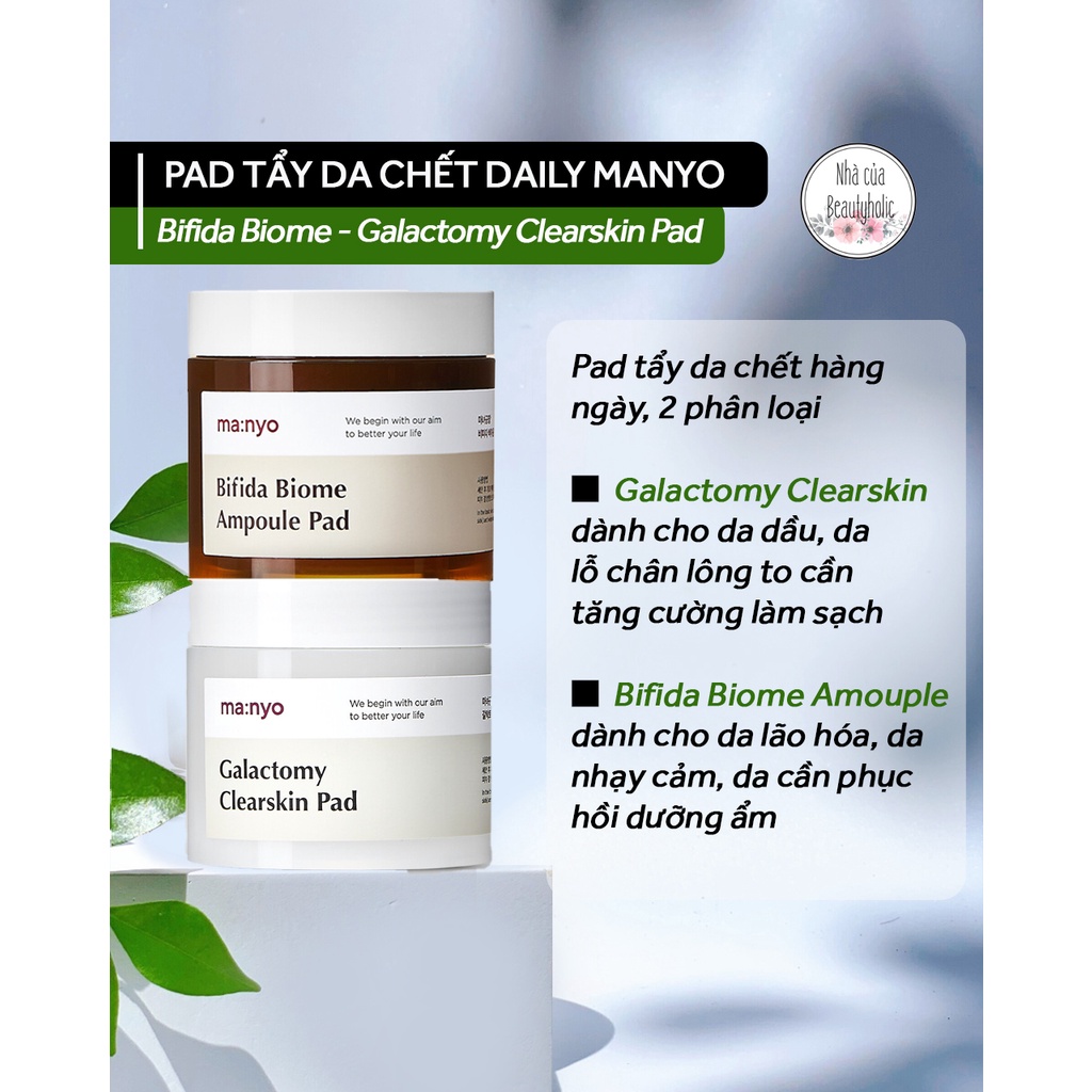 Toner pad tẩy da chết MANYO