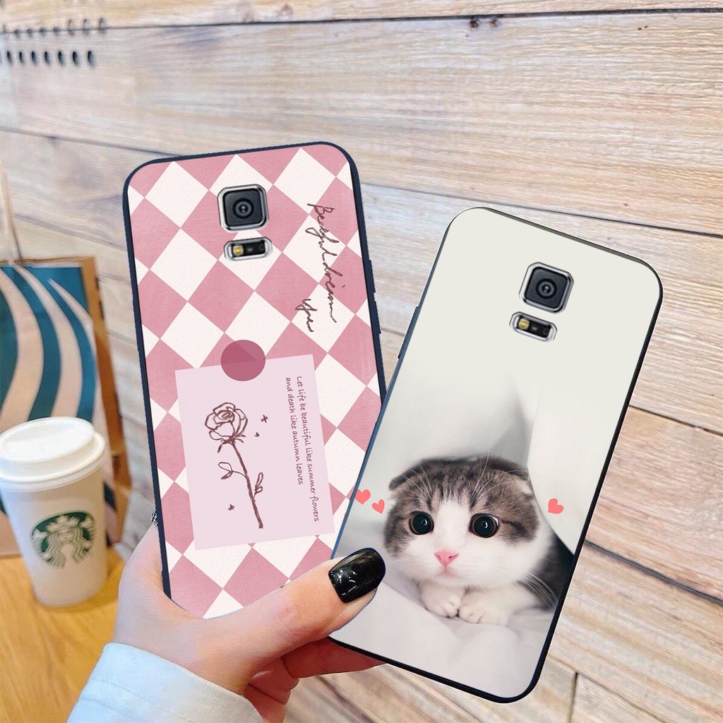 Ốp lưng Samsung Galaxy S5 in hình cao cấp mẫu kẻ caro,mikenbe@r siêu hot