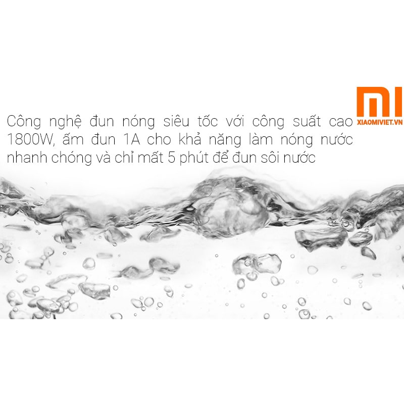 Ấm Đun Nước Siêu Tốc Xiaomi MIJIA 1A Nhanh Sôi Bền Đẹp (Model Mới Nhất 2020)