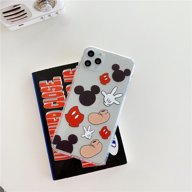 Ốp Lưng Trong Suốt In Hình Chuột Mickey Cho Iphone 12 Mini 12 Pro Max 11 Pro Max Xs Max X Xr 6 6s 7 8 Plus Samsung A70 A50 A71 A51 A20 A30 A21S