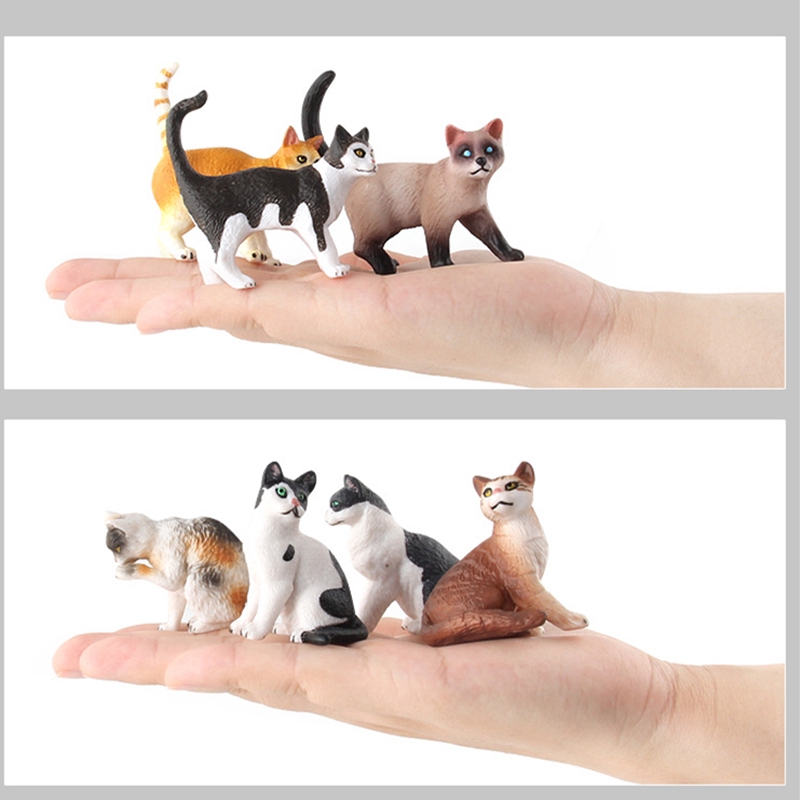 Mô hình đồ chơi GOROCK bằng nhựa kiểu dáng mèo con siêu thú vị dành cho các bé