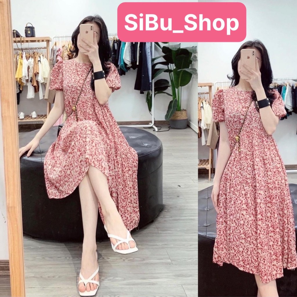 Đầm bầu, váy bầu 🍓GIÁ RẺ🍓FREE SHIP🍓Dáng Suông Chất Lụa Hàn Mềm, siêu mát Thấm Mồ Hôi Tốt, Freesize từ 63 đến 78Kg