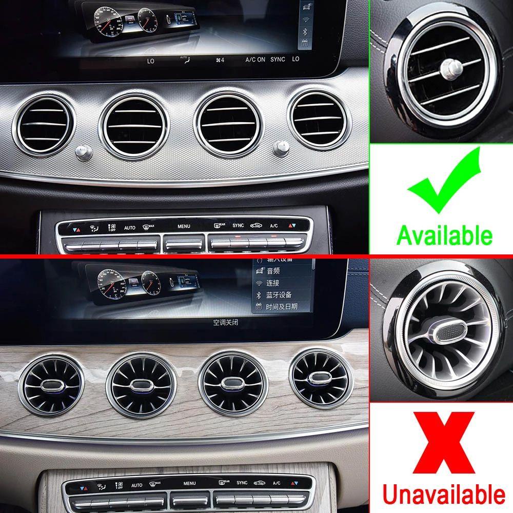 Set 8 Vòng Đệm Ống Xả Xe Hơi Dễ Dàng Cài Đặt Cho Benz E-Class 2016-2021