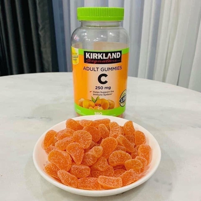 Bill Mỹ - Kẹo dẻo bổ sung Vitamin C 250mg hộp 180 viên KirKland