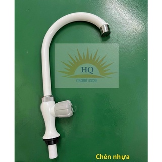 Vòi rửa chén bát lạnh tay vặn nhựa - vòi chén nhựa