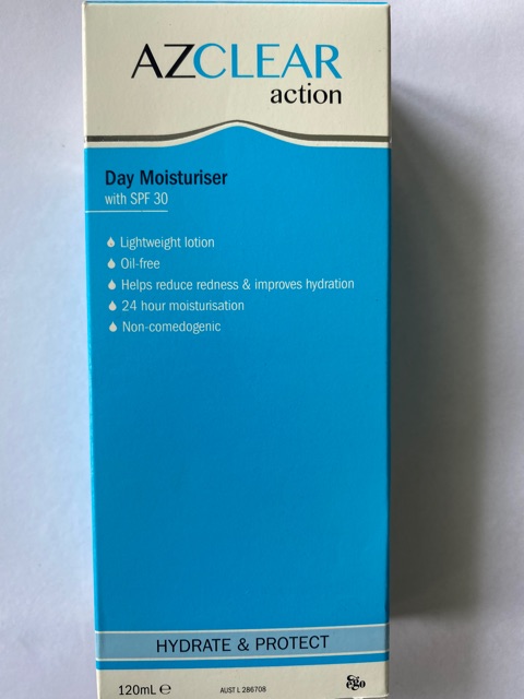 Kem dưỡng ẩm và chống nắng Úc Azclear Action Moisturizer 120ml SPF 30