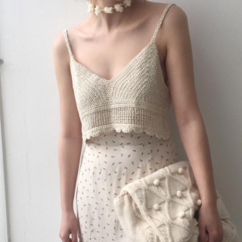 Áo Dệt Kim Nữ Không Tay Cổ Chữ V Hợp Thời Trang Phong Cách Quyến Rũ | BigBuy360 - bigbuy360.vn