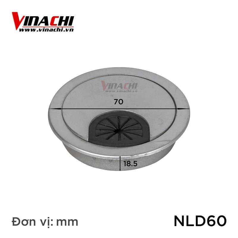 Nắp Luồn Dây Điện Tròn Ghi - Nắp Luồn Dây Điện Tròn Ghi Được Ứng Dụng Trong Sản Suất Đồ Nội Thất Văn Phòng, Bàn Làm Việc