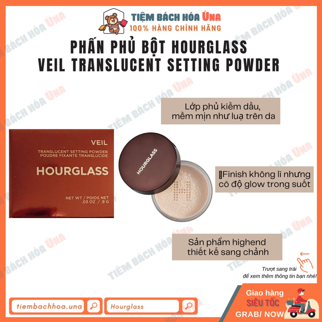 Phấn phủ bột kiềm dầu Hourglass Veil Translucent Setting Powder