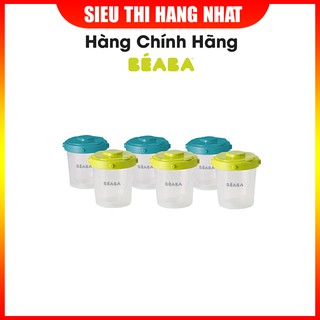 Bộ 6 hộp chia thức ăn size 200ml Béaba