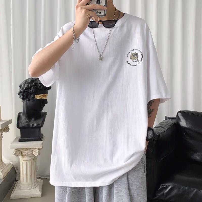 Áo thun tay lỡ form rộng - phông nam nữ cotton oversize - T shirt Chú Chó Bull - 2N Unisex | BigBuy360 - bigbuy360.vn