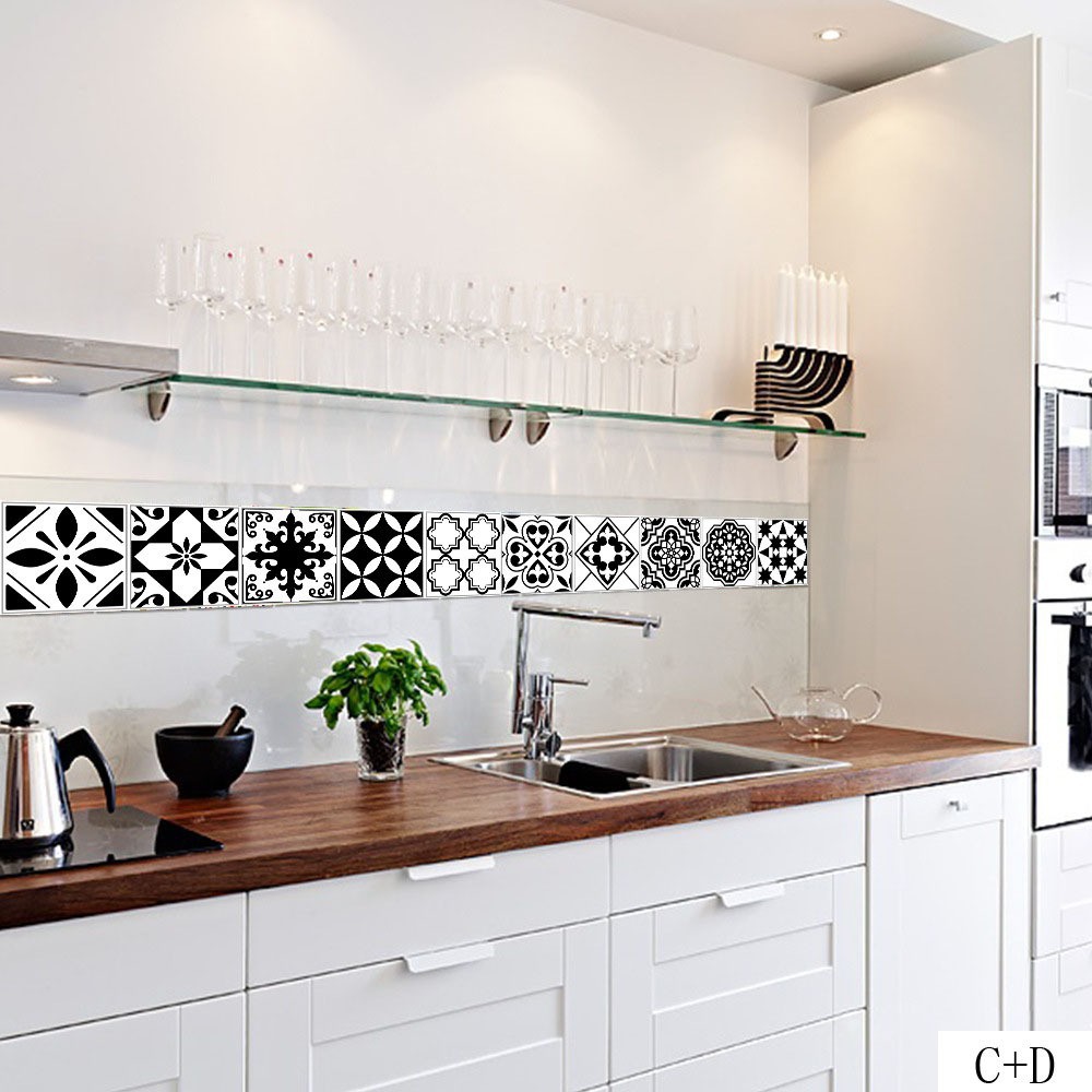 Decal dán tường hoạ tiết cổ điển