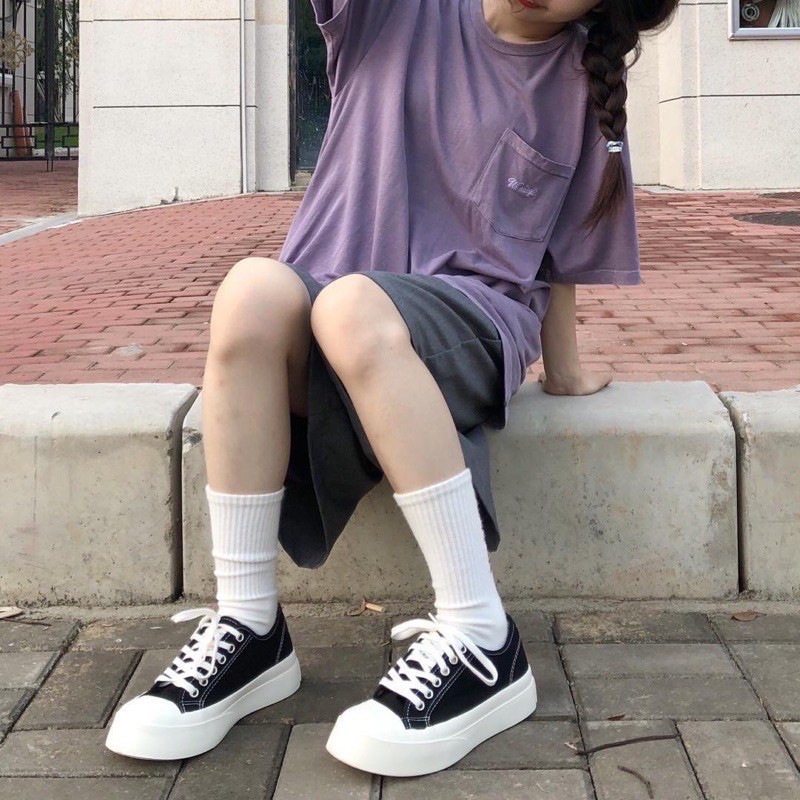 [ CÓ SẴN NHIỀU ] GIÀY Ulzzang thể thao nữ chất vải dáng basic KÈM ẢNH THẬT CUỐI( form rộng lùi 1 size)