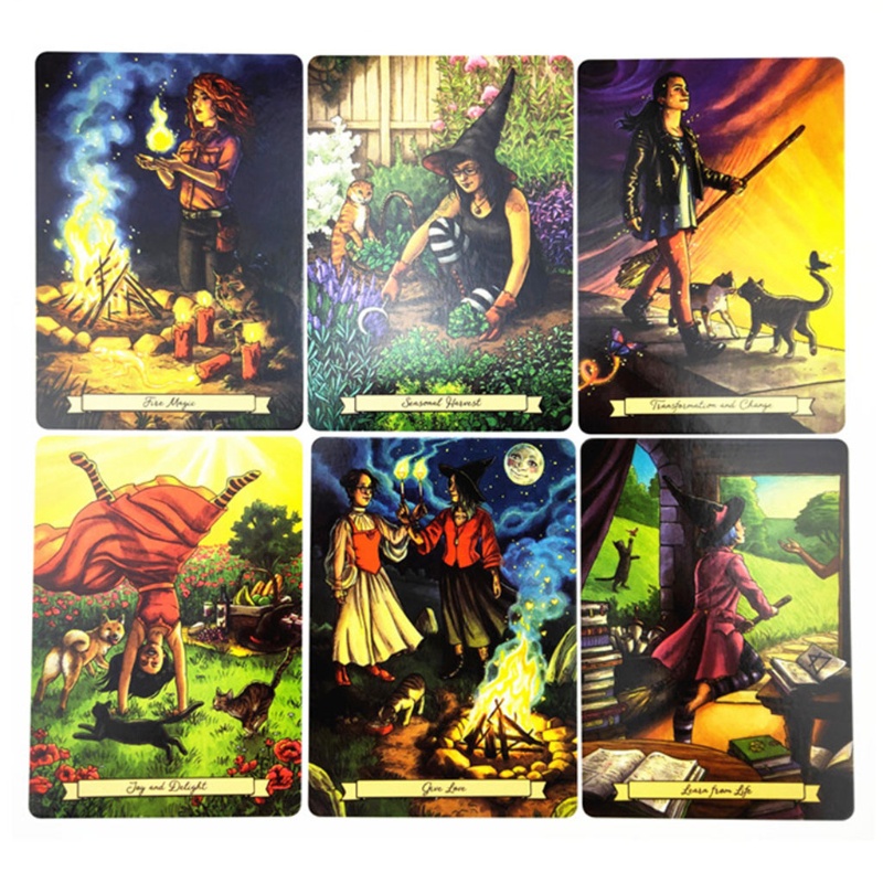 Bộ Bài Tarot 40 Lá In Chữ Tiếng Anh Độc Đáo