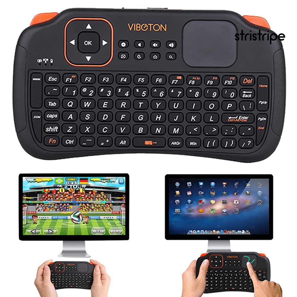 STR 2.4G Wireless Multimedia Gaming PC Smart TV Air Mouse Keyboard Remote Control