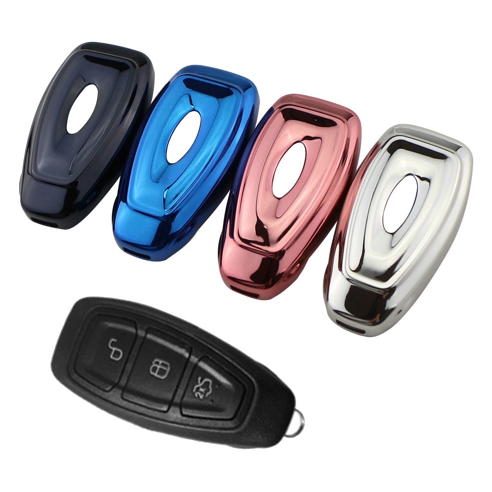 Vỏ Bảo Vệ Chìa Khóa Thông Minh Bằng TPU Cho Ford Focus Kuga Fiesta Ecosport Mondeo 2 3 4 MK3 MK4 MK5 C-max S-max
