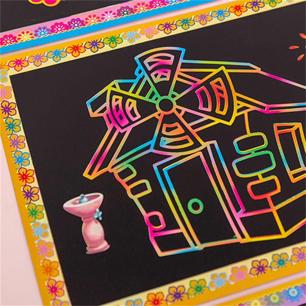 Sách Vẽ Tranh Bằng Giấy Nhiều Màu Sắc Giáo Dục Sớm Cho Bé DIY