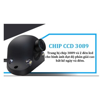 Camera cặp lề UFO dán gương chiếu hậu