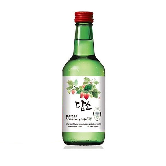 Soju Nhập khẩu Hàn Quốc DAMSO Chai 360ml đủ 7 vị