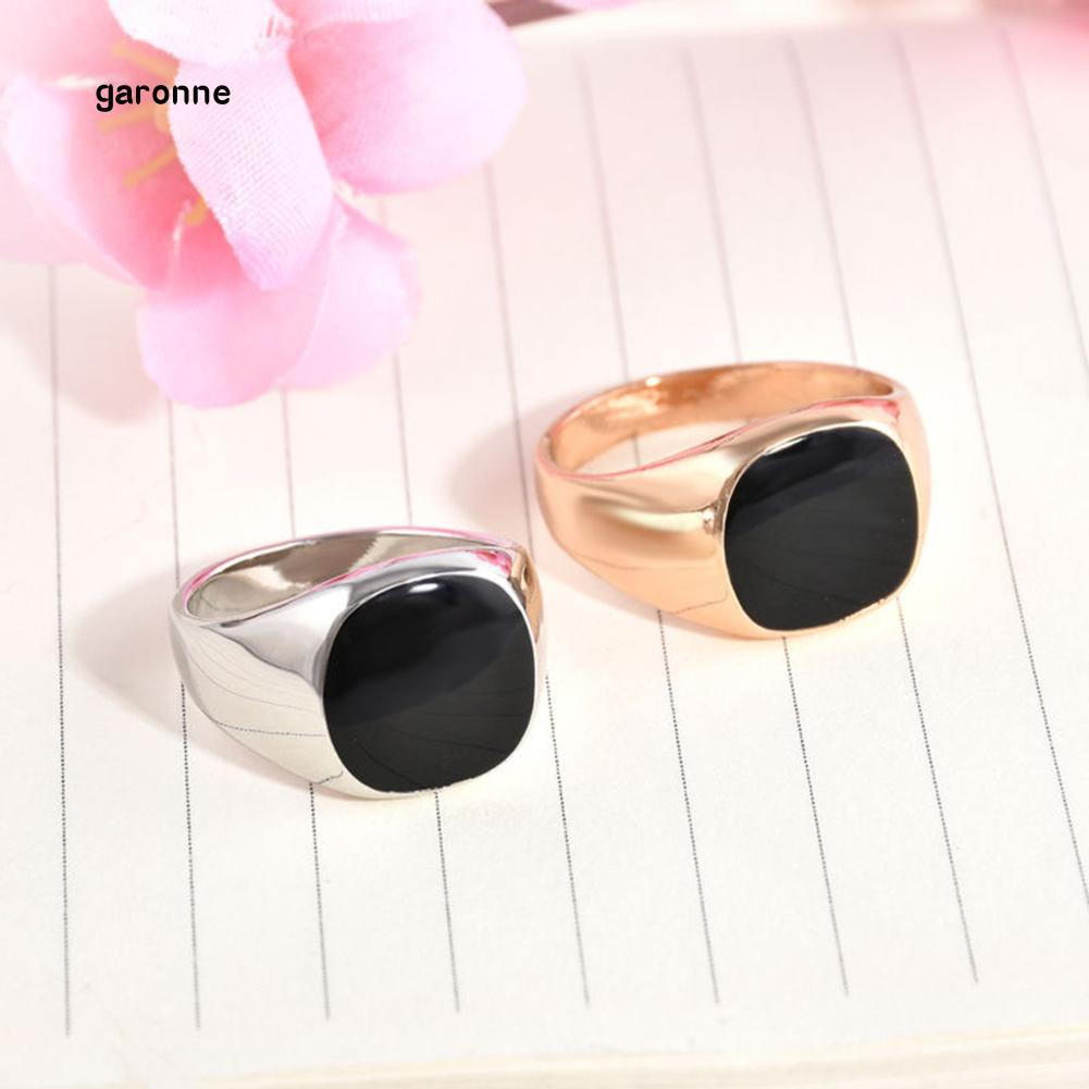 Nhẫn đeo tay mặt bóng bằng thép không gỉ cho nam