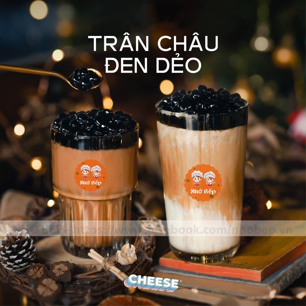 Set Sữa Tươi Trân Châu Đường Đen  Tặng Kèm Công Thức