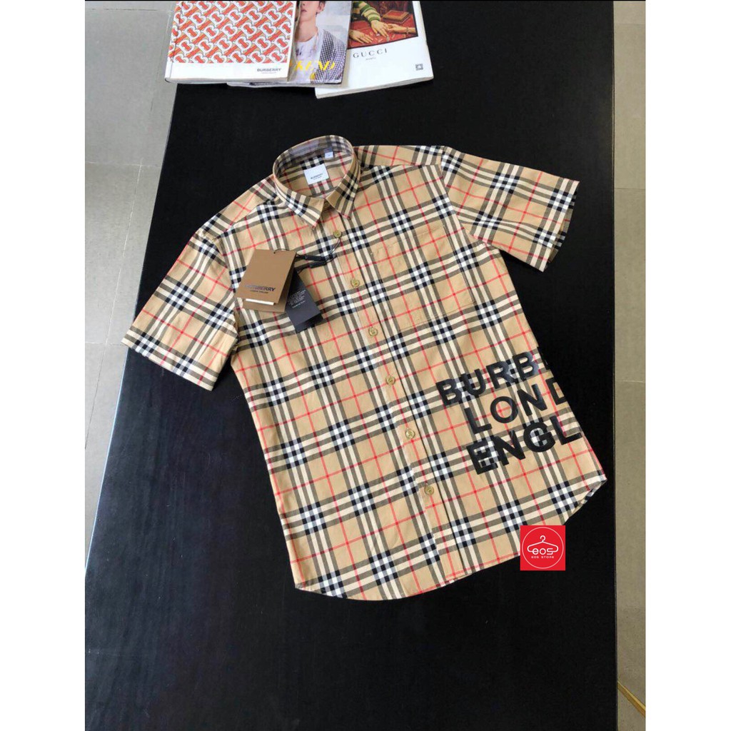 Áo sơ mi ngắn tay BBR unisex Bản cao cấp nhất