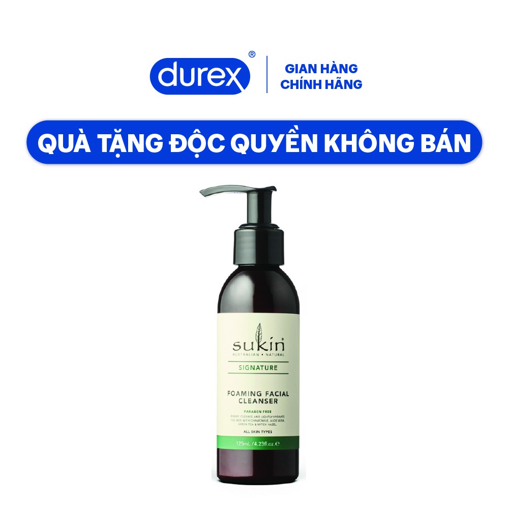 Quà tặng không bán - Sữa Rửa Mặt Tạo Bọt Sukin Signature Foaming Facial Cleanser 125ml