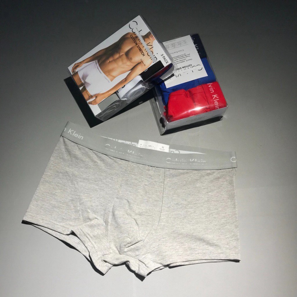 Quần lót nam boxer, quần sịp đùi nam cotton 5 màu thời trang GZ05A