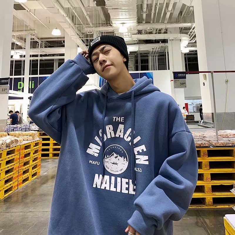 Áo hoodie dáng rộng tay dài in hình họa tiết thời trang gồm 3 màu sắc | BigBuy360 - bigbuy360.vn