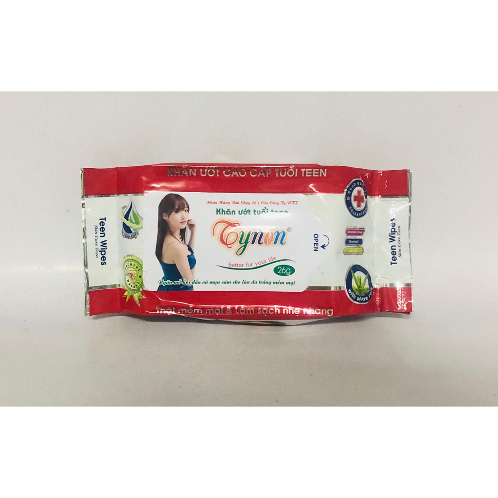 KHĂN ƯỚT TUỔI TEEN TYNON 26g