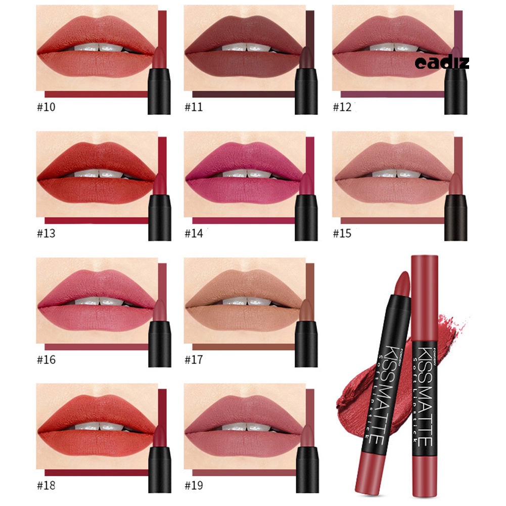 Son Môi DNM Dưỡng Ẩm Chống Thấm Nước Không Dính 19 Màu Tùy Chọn