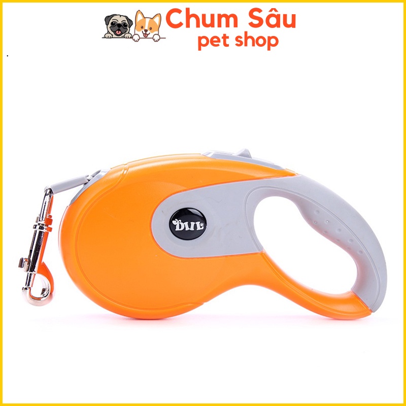 Dây dắt tự động cho chó mèo chiều dài 5m thoải mái di chuyển